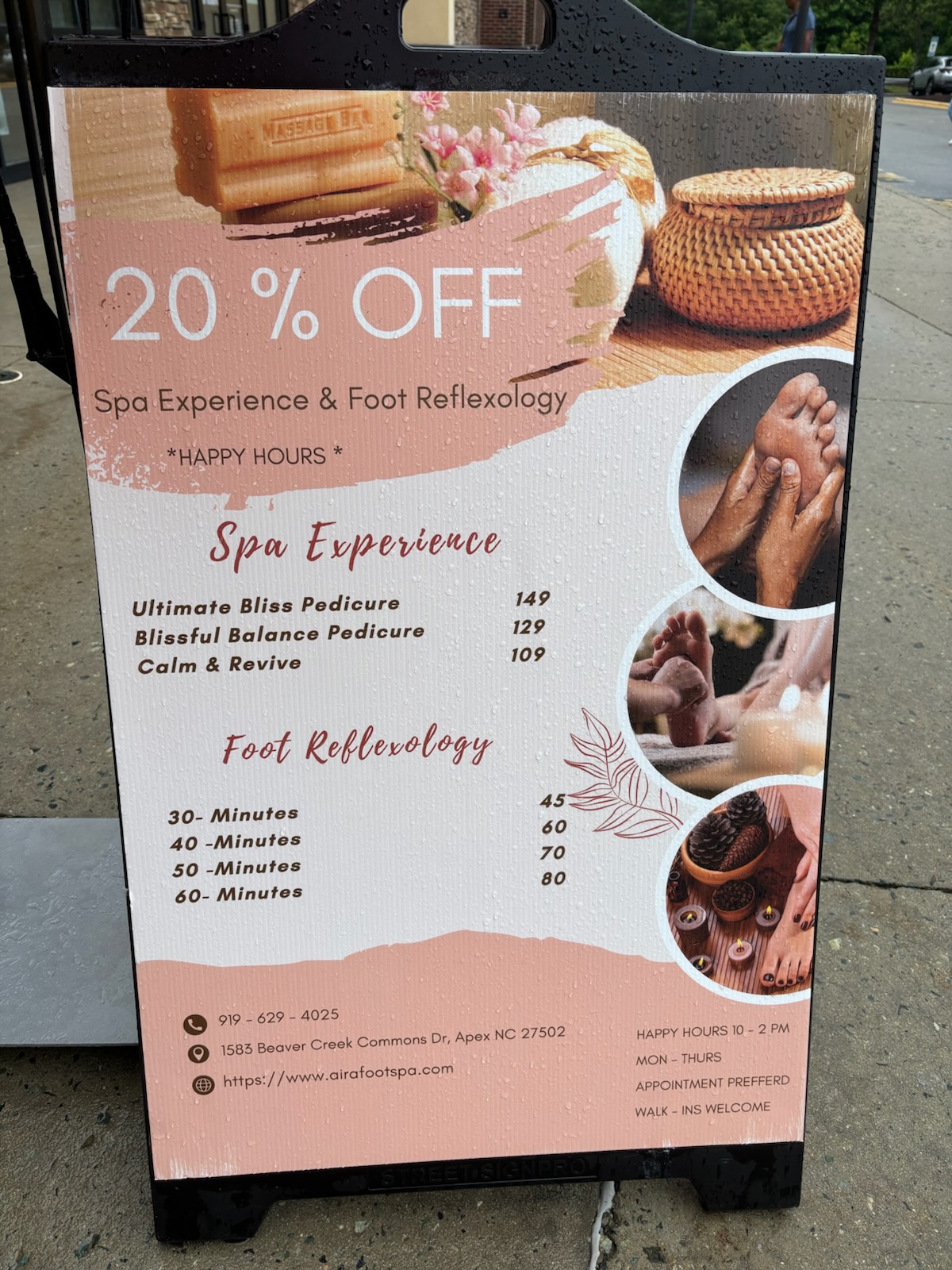 Aira Foot Spa logo
